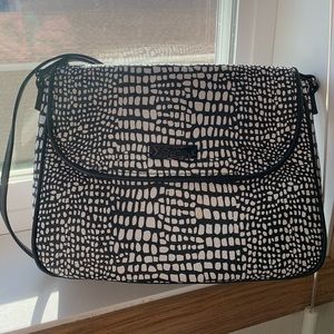 Vera Bradley Black & White Leather Purse